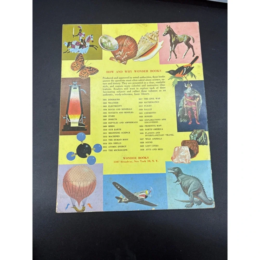 Vintage 1962 How and Why Wonder Book of Lost Cities Softcover Irving Robbin 5029